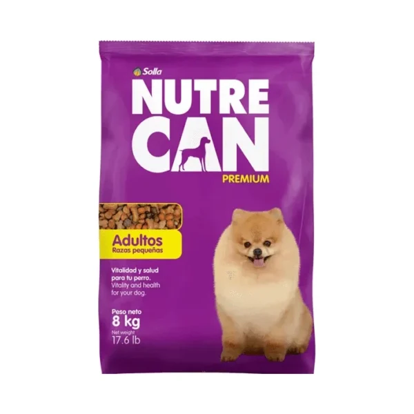 Nutrecan Adulto Raza Pequeña 8Kg