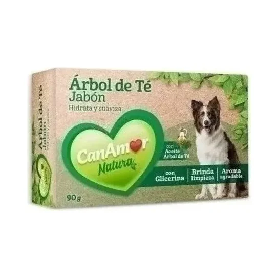 Jabon CanAmor Arbol de Te Perros Gatos