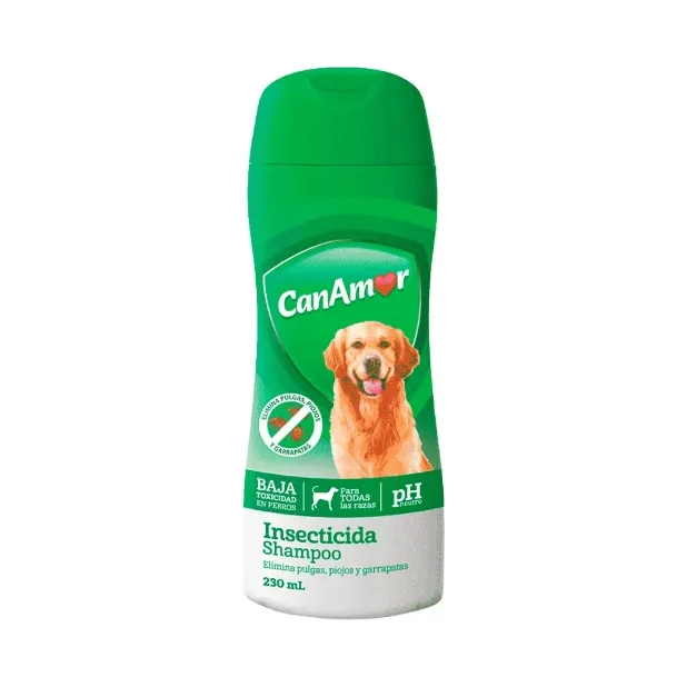 Shampoo CanAmor Insecticida Perro x 230 ML