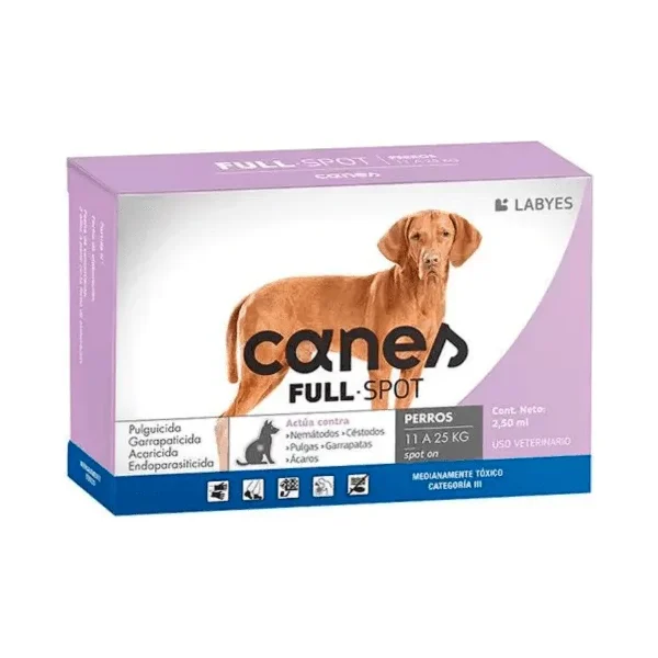 Antiparasitario Canes 11-25 kg
