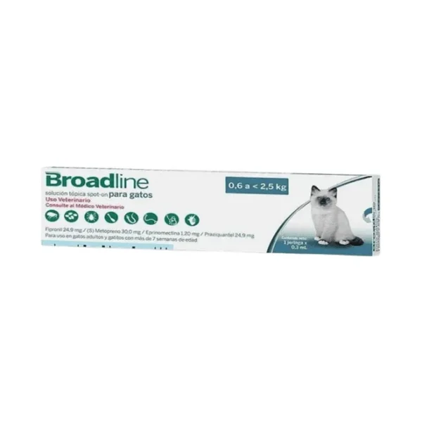 Broadline gatos 0.6 a 2.5kg x 0.3 ml