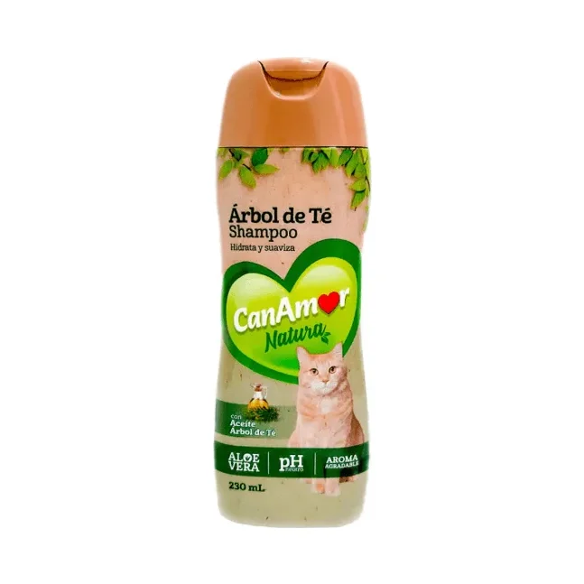 Shampoo CanAmor Arbol de Te Gato x 230 ML