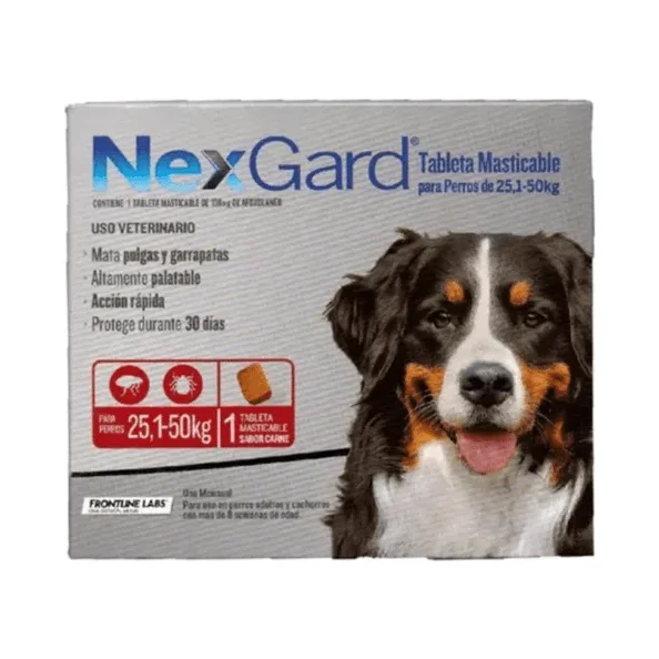 NexGard Perros 25,1 - 50Kg 1Tab.