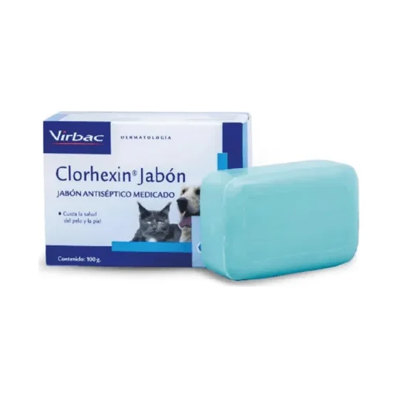 Jabon Clorhexin Perro Gato x 100Gr