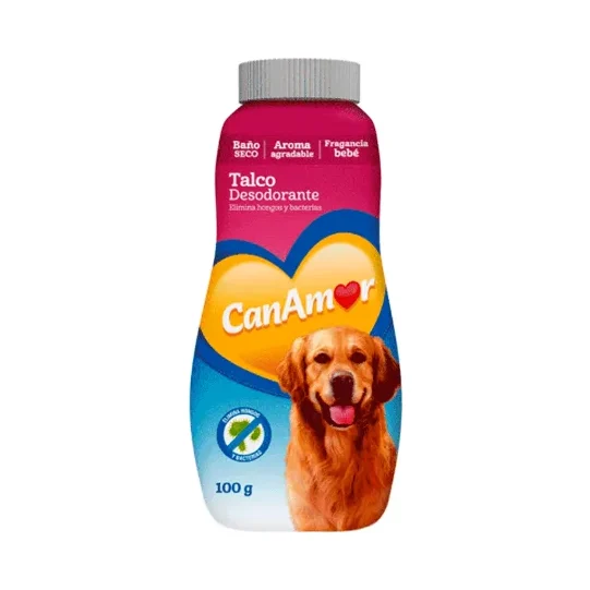 Talco CanAmor Desodorante Perros x 100 Gr