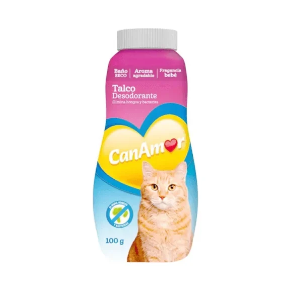 Talco CanAmor Desodorante Gatos x 100 Gr