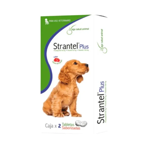 Strantel Desparasitante Plus x 2Tab