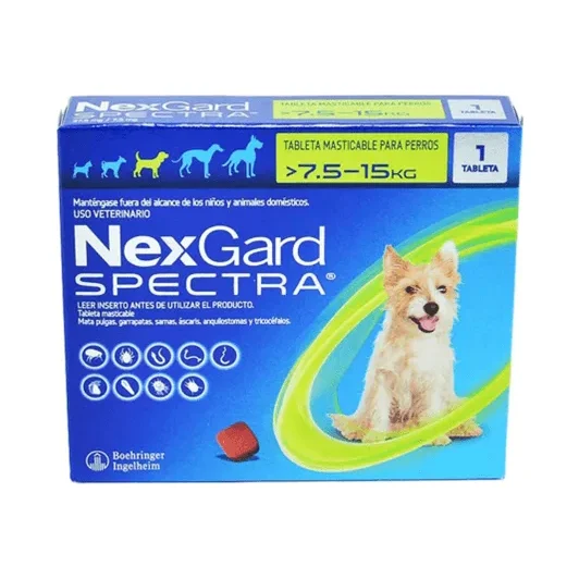 Nexgard Spectra Perros 7.5 - 15 kg