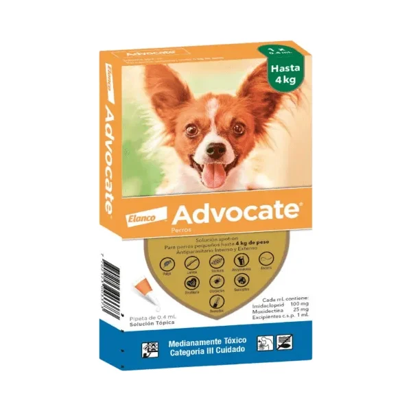Advocate Perros Hasta 4 Kg
