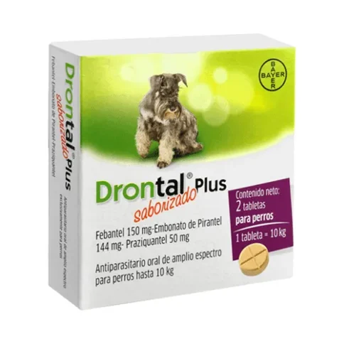 Drontal Perro Pequeño Hasta 10Kg x 2 Tab