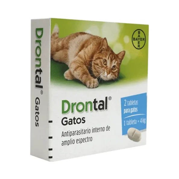 Drontal Gatos Hasta 4Kg x 2 Tabletas