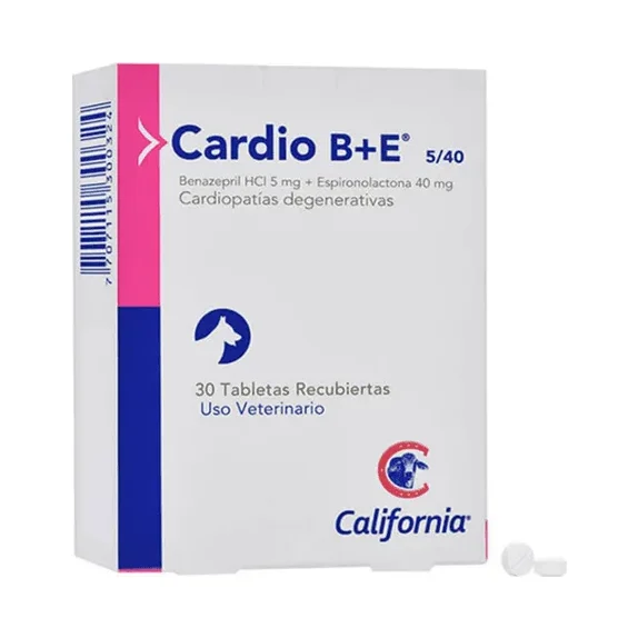 Cardio B+E * Blister 5/40 Mg Caja 30 Tab