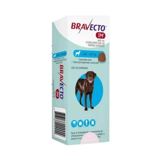 Bravecto Perro 20 - 40Kg 1M