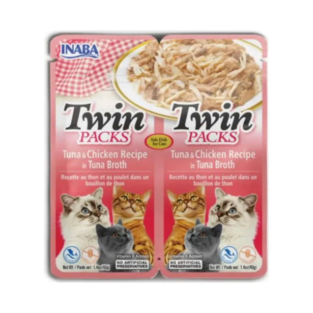 Snack Inaba Para Gato Twin Packs X2 En Caldo De Atun 40g
