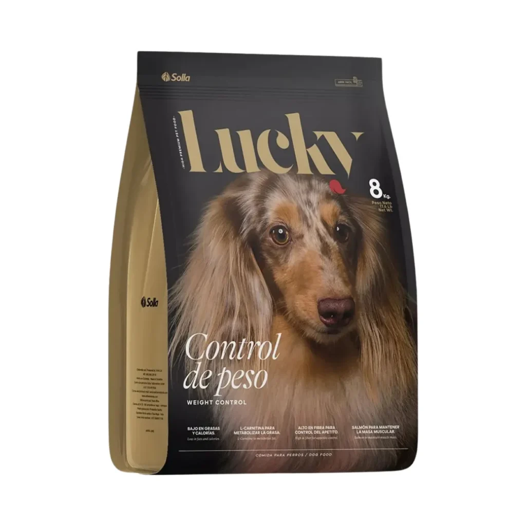Lucky Perro Control Peso Salmón 8 Kg