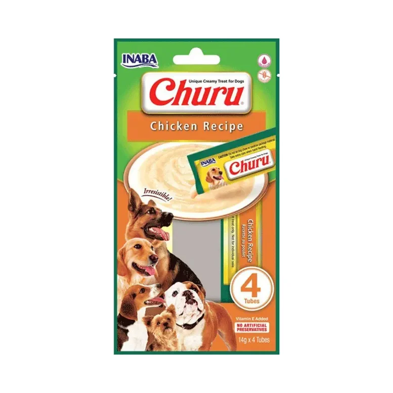 Churu Snack Cremoso Para Perro Sabor Pollo