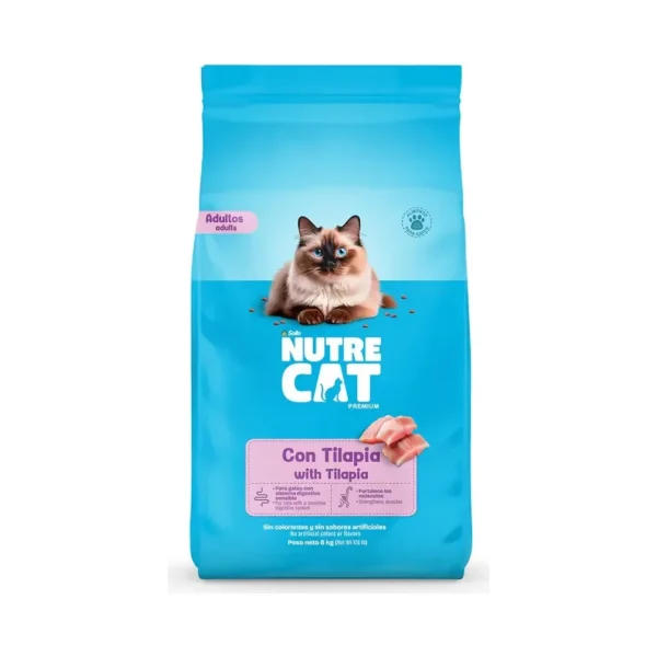 Nutre Cat Con Tilapia 8 Kilos