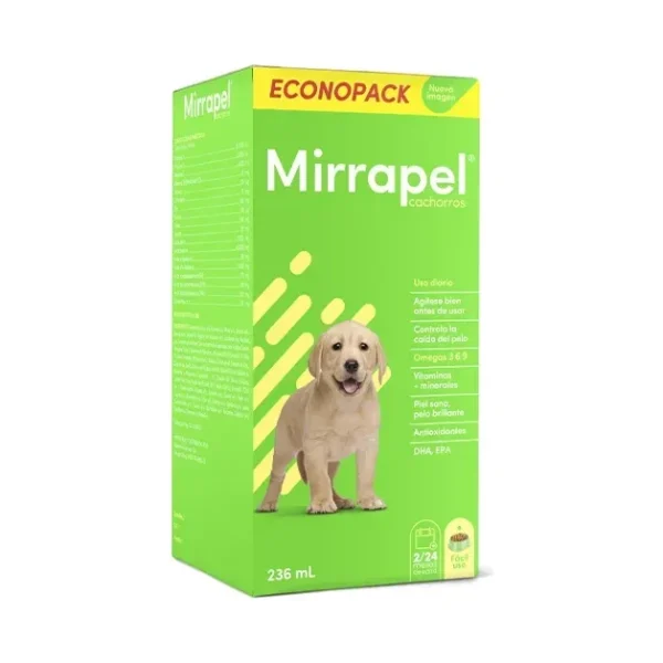 Mirrapel Cachorros 236ml - Suplemento Nutricional Para Perro
