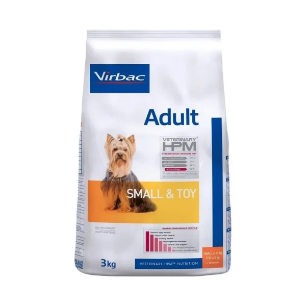 Virbac Alimento Seco Perro Adulto Raza Pequeña Small & Toy Mix 3 kg