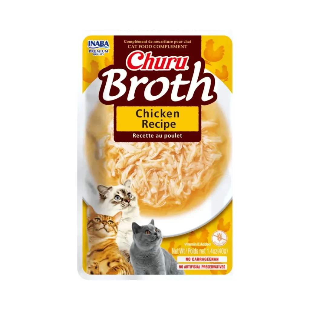 Churu Broth Para Gato Sabor Pollo Gourmet 40gr
