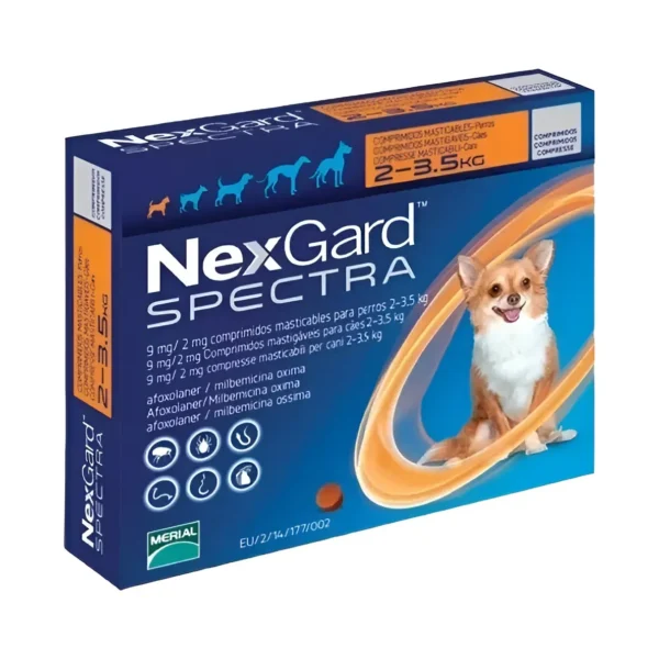 Nexgard Spectra Antiparasitario Para Perro 2 - 3,5 Kg