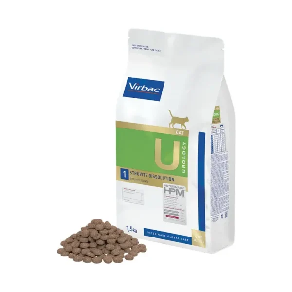 HPM Virbac Urology Struvite Dissolution U1 Gato 1.5Kg
