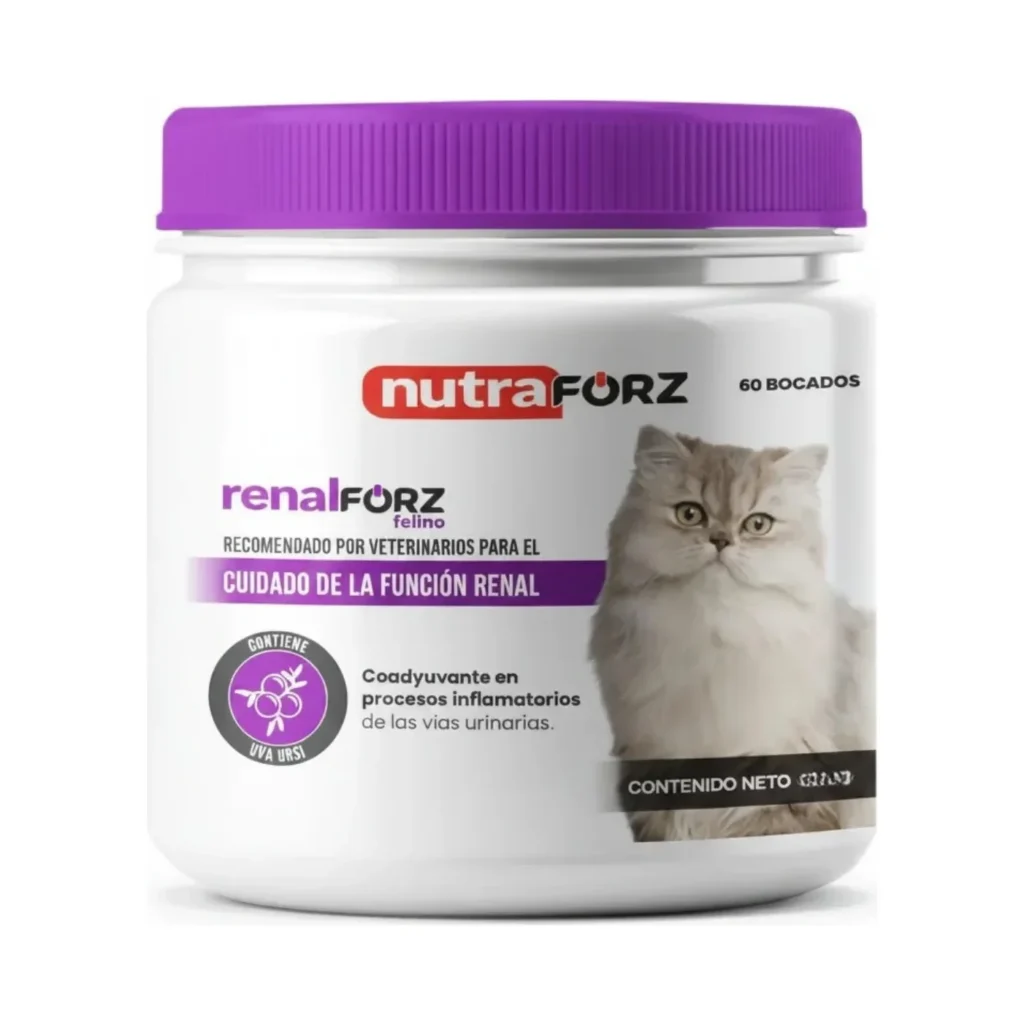 RenalFORZ Felino x 60 Suplemento para Apoyo de la Función Renal en Gatos