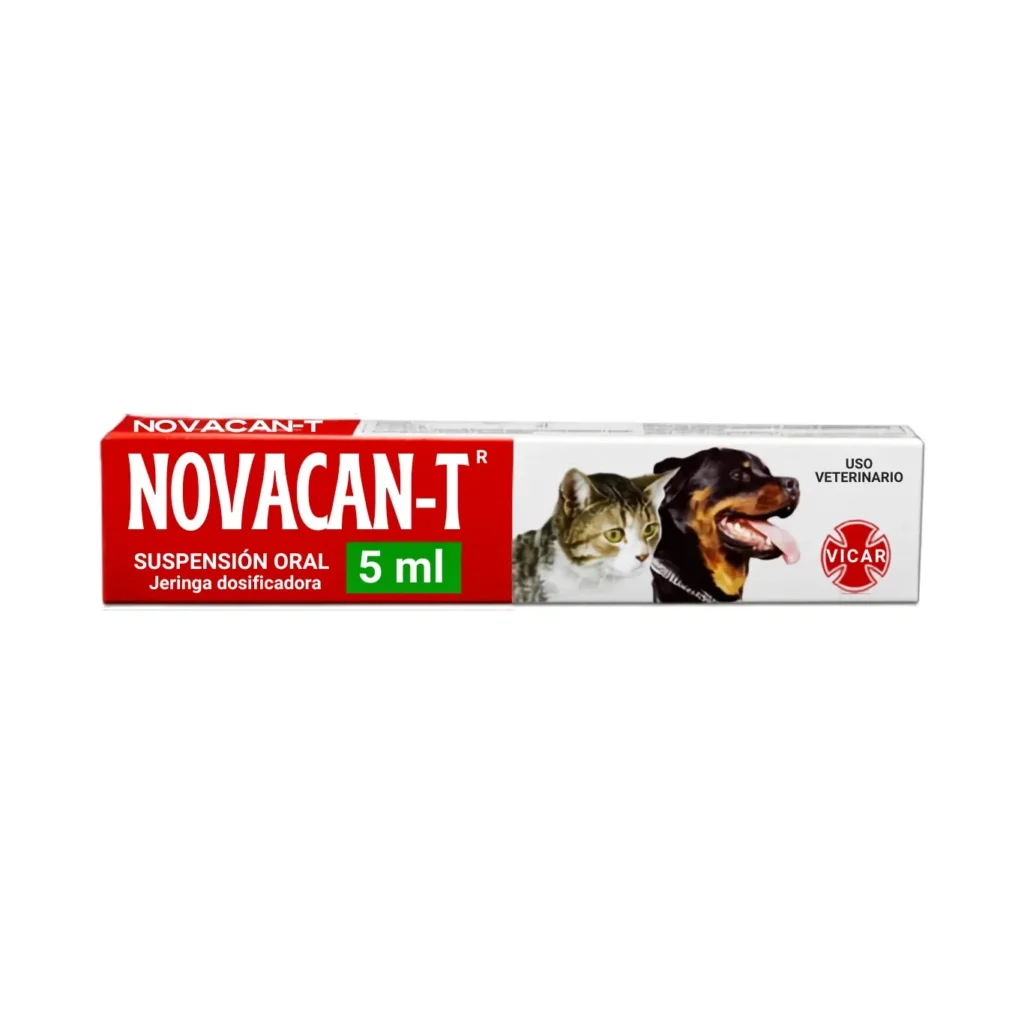 Novacan T Desparasitante En Suspensión Oral 5ml