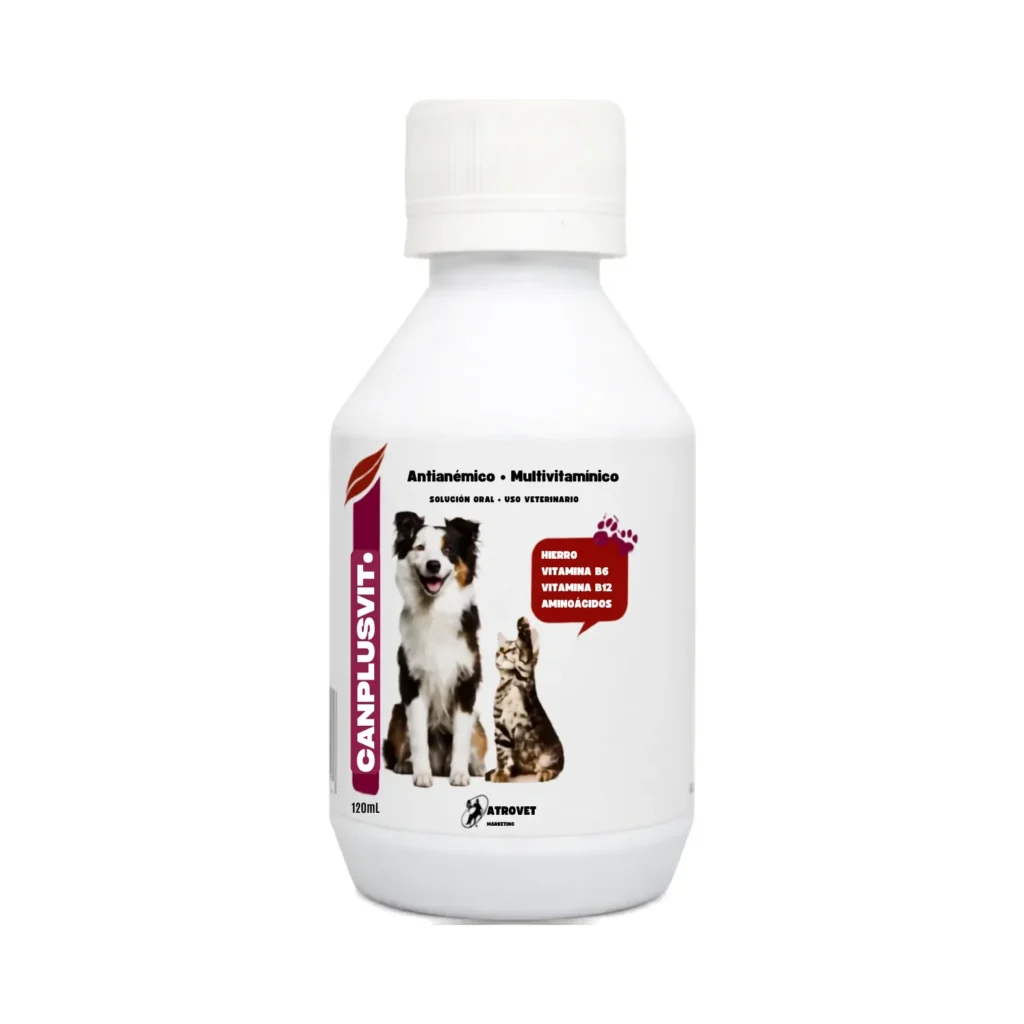CanPlus Vit – Antianémico Multivitamínico para Perros y Gatos 120 mL