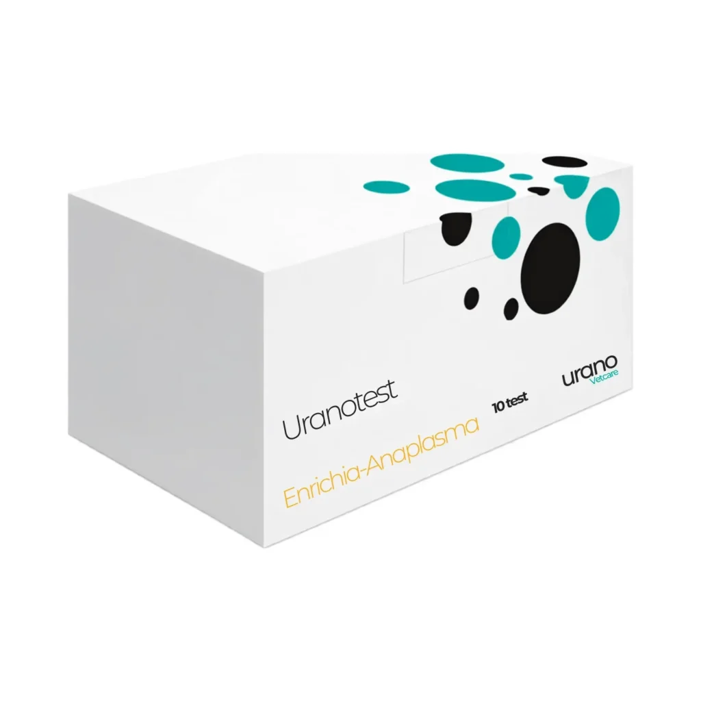 Uranotest Ehrlichia-Anaplasma x10 Test Diagnóstico Veterinario