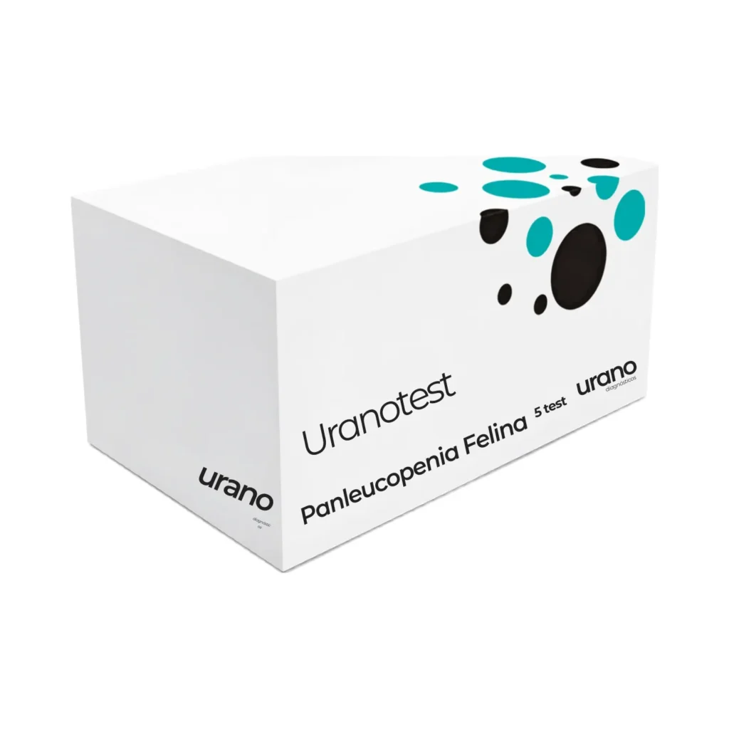Uranotest Panleucopenia Felina x 5 Tests – Prueba Diagnóstica Rápida para Gatos