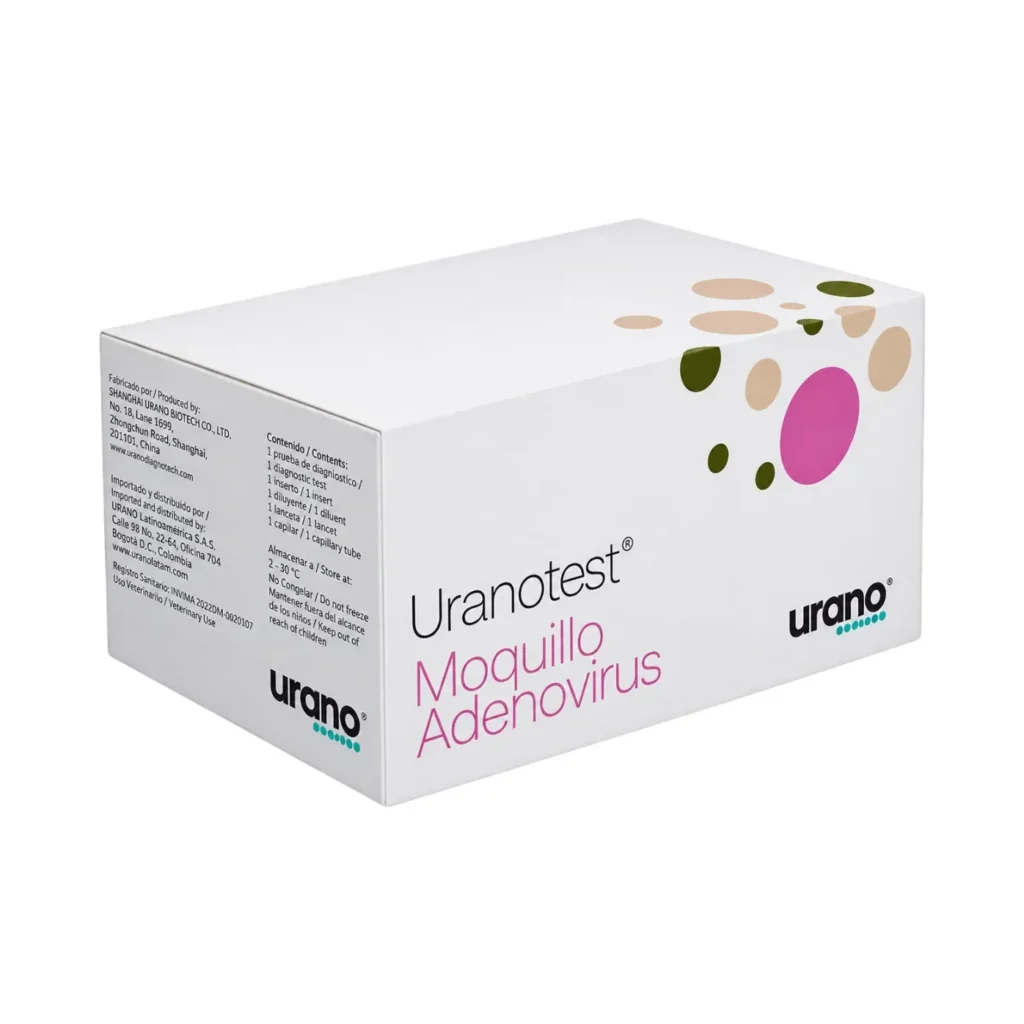 Uranotest Moquillo Adenovirus x5 Tests Diagnóstico Veterinario
