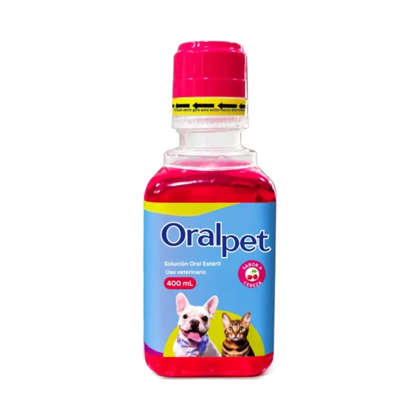 Oralpet 400ml Suero Rehidratante Perros Y Gatos Sabor Cereza