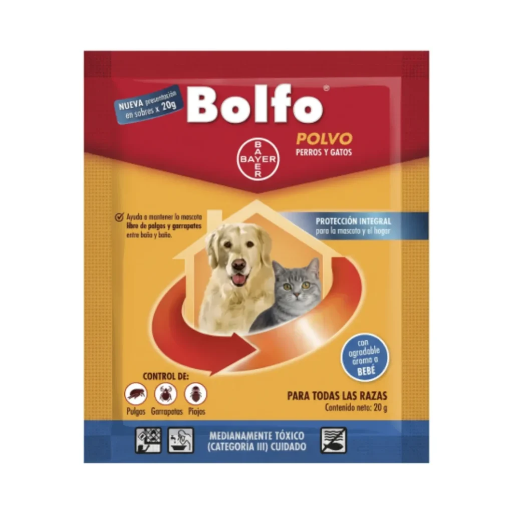 Bolfo Polvo X 20 Gr Para Perro Y Gato
