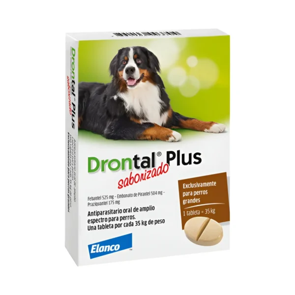 Drontal Plus Antiparasitario Saborizado 35 Kg