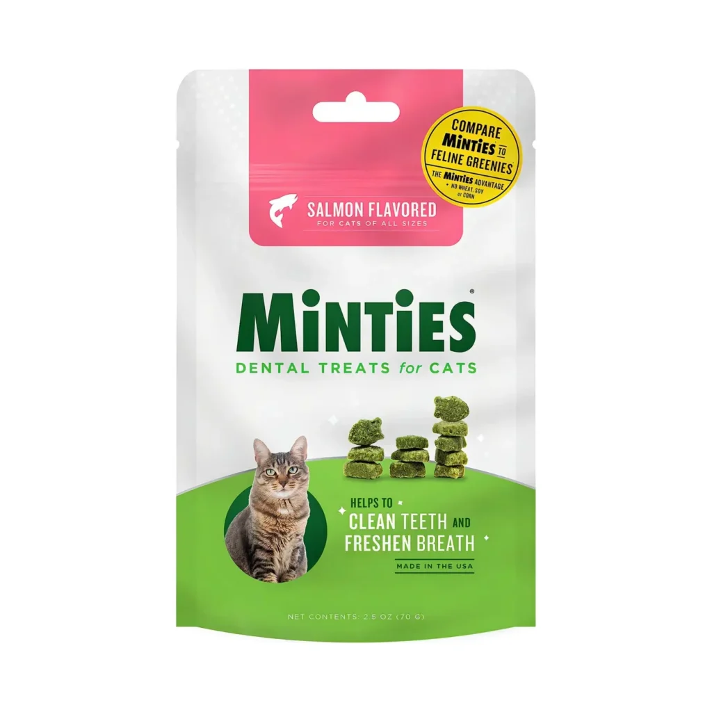 Minties Golosinas Dentales Para Gatos (Pollo/Salmon)