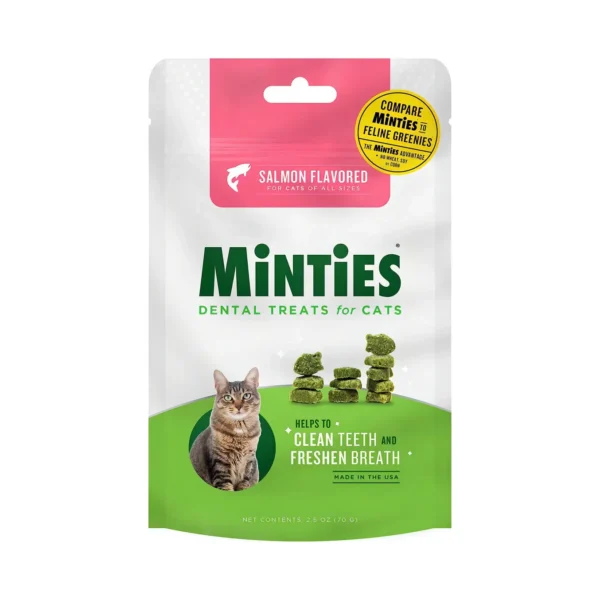 Minties Golosinas Dentales Para Gatos (Pollo/Salmon)