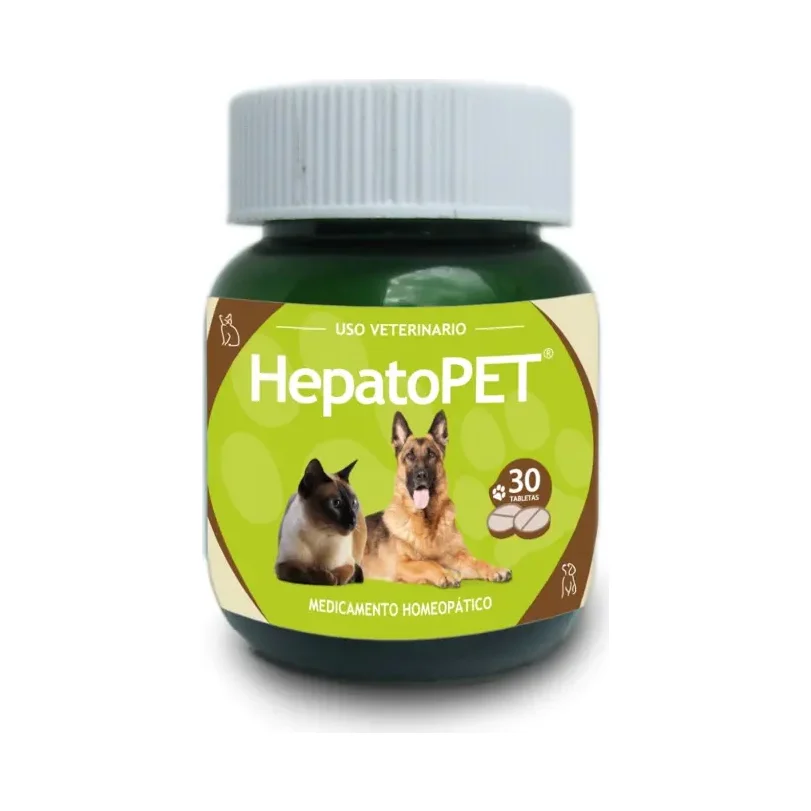 Hepatopet Tabletas Homeopáticas 30 Unidades Perros Gatos