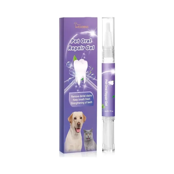 Gel Dental Para Gato Y Perro Elimina Sarro Mal Aliento