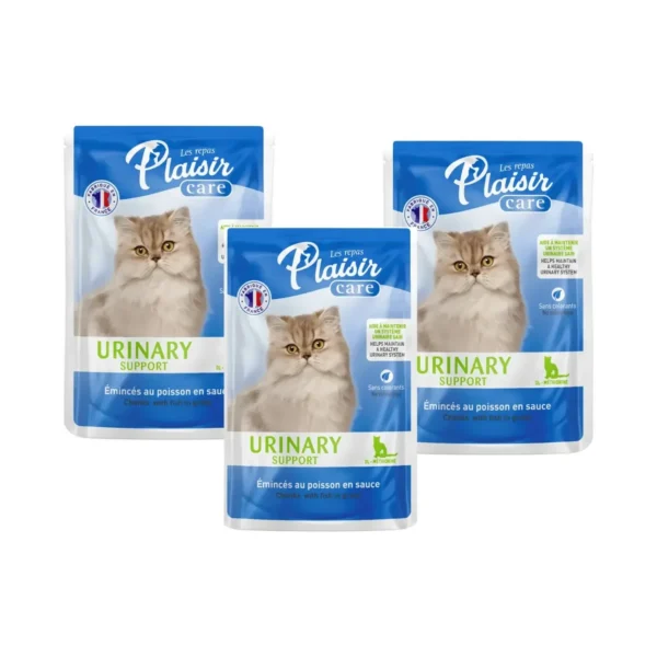 Plaisir Comida Humeda Cuidado Urinary Pescado 85 Gr X 3uni