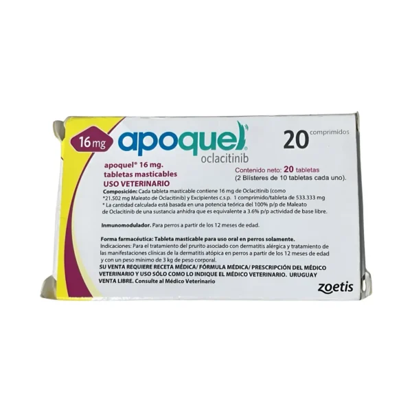 Apoquel 16 Mg Caja 20 Tabletas