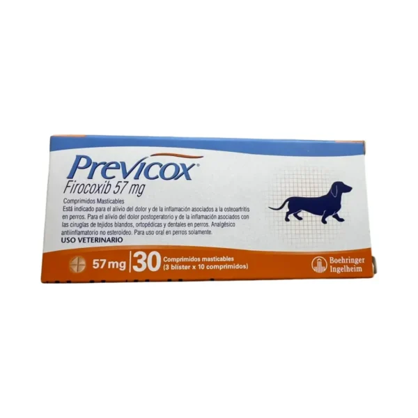 Previcox 57 Mg X 30 Comprimidos Ingelheim Boehringer