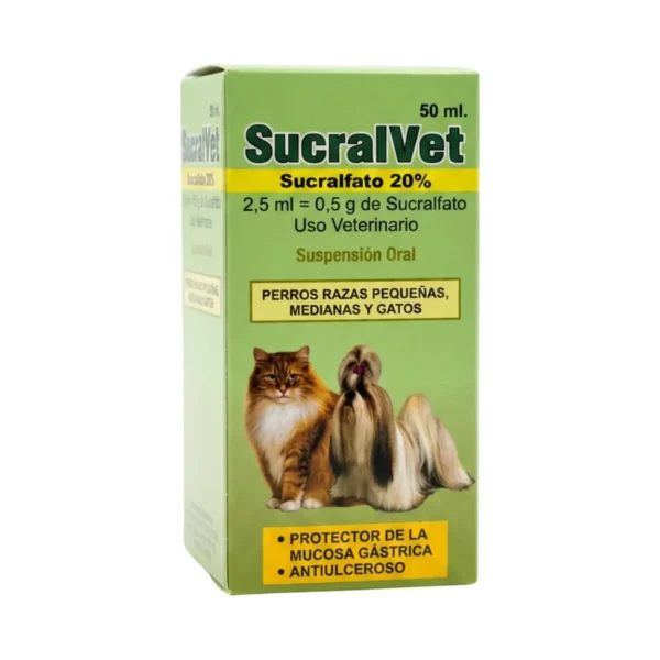 Sucralvet 50ml Perros Y Gatos Protector Mucosa Gástrica