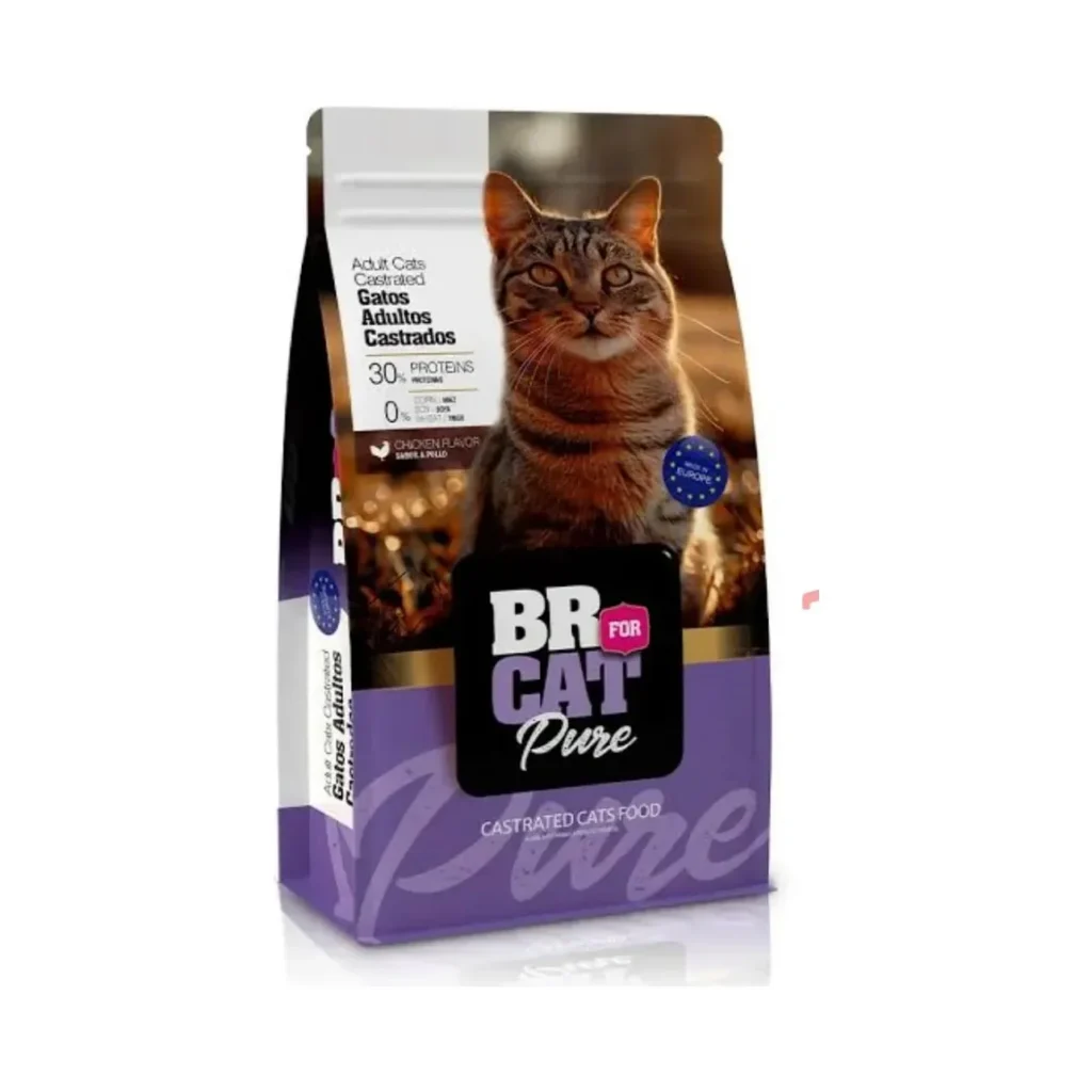 BR For Cat Gatos Adultos Castrados Pollo 10 kg