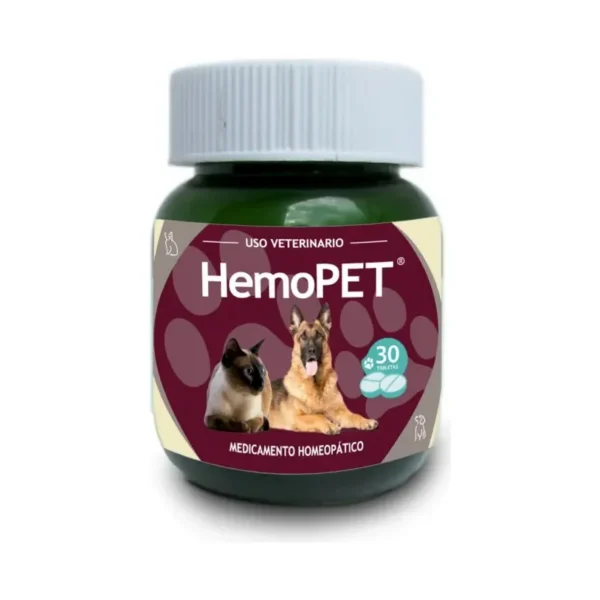 Hemopet Tabletas Homeopáticas Proconvet Para Perros Y Gatos - 30 Unidades