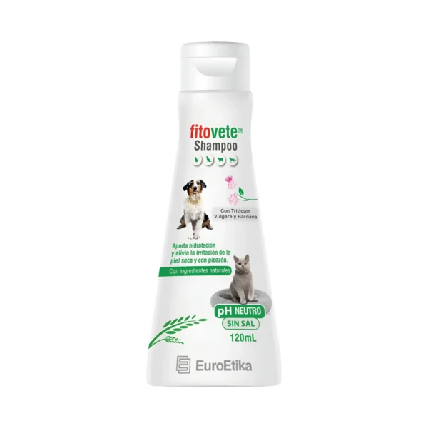 Shampoo Para Mascotas Fitovete X 120 Ml Fragancia Neutro