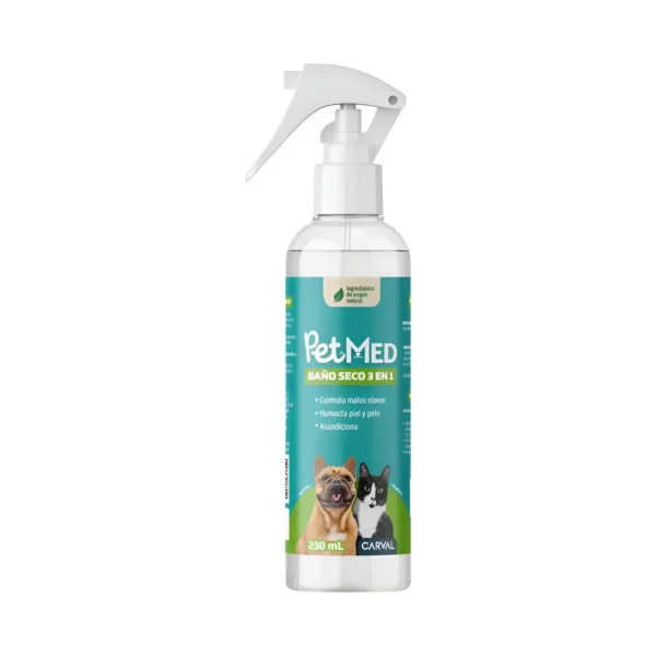 Baño Seco Mascotas 3 En 1 Pelo Suave Sin Frizz X 230 Ml