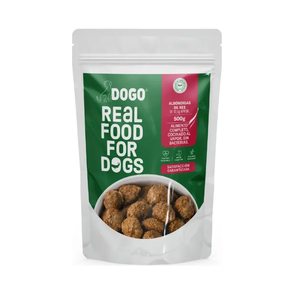 Albondiga De Res X500g Dogo Comida Para Perro