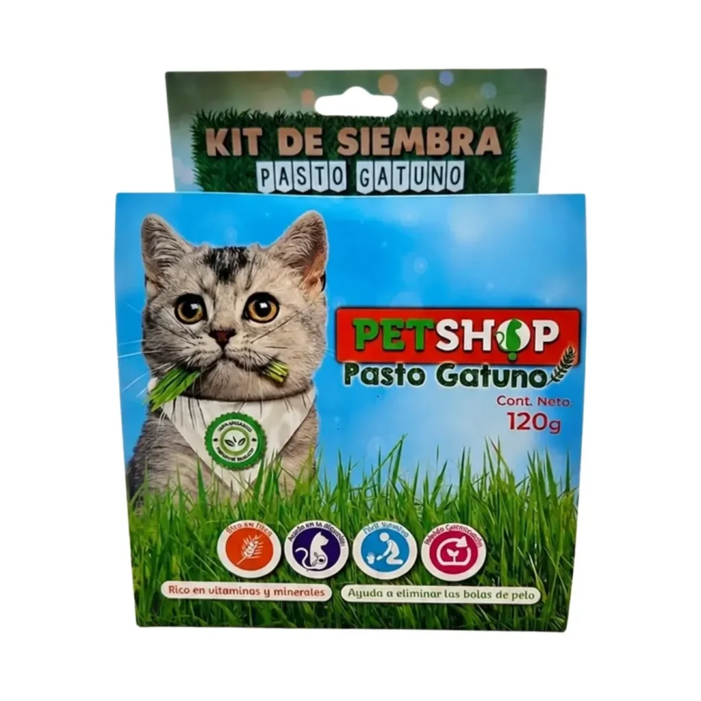 Hierba Comestible Para Gatos Pasto Gatuno