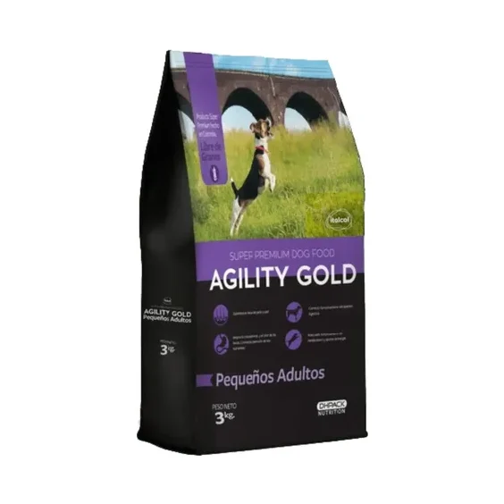 Agility Gold Pequeños Adultos 3 kg
